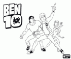 Ben, Gwen e Kevin, protagonisti umani di Ben 10 Alien Force