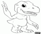 Agumon è uno dei digimon principali. Agumon è un Digimon molto coraggiosa e divertente