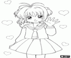 Sakura Kinomoto è la protagonista delle avventure di Card Captor Sakura