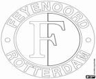 Emblema del Feyenoord Rotterdam, squadra di calcio dei Paesi Bassi