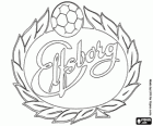 Emblema della IF Elfsborg, Idrottsföreningen Elfsborg, squadra di calcio svedese