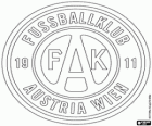 Emblema della FK Austria Wien, Fußballklub Austria Wien, squadra di calcio austriaco