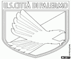Scudo della US Palermo, Unione Sportiva Città di Palermo, squadra di calcio italiana