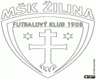 Emblema della MSK Zilina, squadra di calcio slovacco