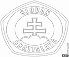 Emblema della SK Slovan Bratislava, club di calcio slovacco
