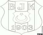 Logo del Besiktas JK Istanbul, Beşiktaş Jimnastik Kulübü, squadra di calcio turca