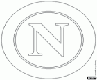 Emblema della SSC Napoli, Società Sportiva Calcio Napoli, squadra di calcio italiana con sede a Napoli