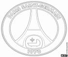 Logo del FC o PSG Paris Saint-Germain FC, club di calcio francese