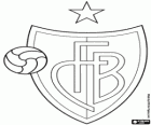 Emblema della FC Basilea, squadra di calcio svizzera. FC Basel