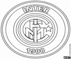 Emblema della FC Internazionale Milano, conosciuto come Inter, squadra di calcio italiana