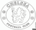 Logo del Chelsea FC, a Londra, la squadra di calcio inglese