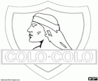 Emblema del CSD Colo-Colo, squadra di calcio cilena con sede nella città di Santiago