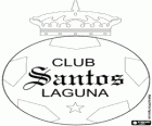 Logo del Club Santos Laguna, squadra di calcio messicana con sede a Torreón
