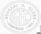 Emblema della Guarani FC, club di calcio di Campinas, Brasile