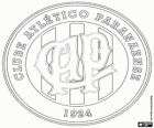 Logo del Clube Atletico Paranaense, squadra di calcio brasiliana della città di Curitiba