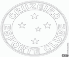 Emblema del Cruzeiro Esporte Clube, squadra di calcio brasiliana della città di Belo Horizonte