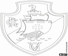 Logo del CR Vasco da Gama, club sportivo brasiliano e squadra di calcio nella città di Rio de Janeiro