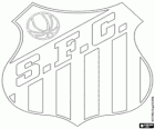 Distintivo del Santos FC, club di calcio barsileño