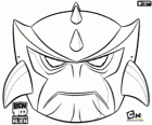 Maschera di Humongousaur. Ben 10 Ultimate Alien