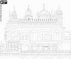 Harmandir Sahib o Tempio d'Oro, il Tempio sikh di Amritsar, in India