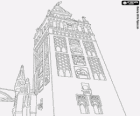 La Giralda, il antico minareto della moschea almohade di Siviglia, oggi la torre campanaria della Cattedrale di Siviglia