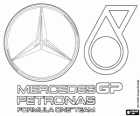 Logo de Mercedes GP Petronas F1 Team