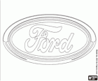 Ford logo. Marchio di auto statunitense
