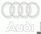 Logo di Audi, marchio automobilistico tedesco