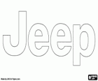 Logo de Jeep, marchio di automobili fuoristrada o tuttoterreno dagli Stati Uniti