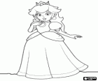 Principessa Peach Toadstool , la principessa del Regno dei Funghi
