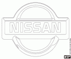 Nissan logo, marchio automobilistico giapponese