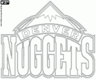 Logo Denver Nuggets, squadra NBA. Northwest Division, Western Conference
