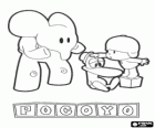 Pocoyo con i suoi amici Elly e Pato