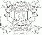 Manchester United, campione del campionato di calcio inglese. Premier League 2010-2011