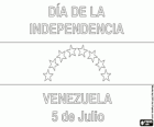 Giorno dell'indipendenza del Venezuela. Il 5 luglio in ricordo della Dichiarazione d'Indipendenza dalla Spagna nel 1811