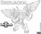 Überjackal. Invizimals. Creatura potente ed enorme che ha il potere della magia