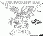Chupacabra Max. Invizimals Le creature ombra. Animale leggenda, un vampiro che è per metà pipistrello, metà drago