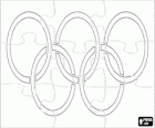Puzzle della Bandiera Olimpica