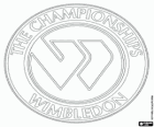 Logo di Wimbledon, il torneo di tennis più antico del mondo. Il terzo Grande Slam dell'anno