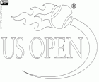 Logo degli US Open, il quarto e ultimo torneo del Grande Slam di tennis