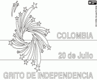 Giorno dell'indipendenza della Colombia commemora il 20 Luglio di 1810