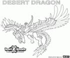Desert Dragon. Invizimals Le creature ombra. Questo Drago potenti controlli il sole e vive nelle grotte del deserto di Gobi