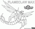 Flameclaw Max. Invizimals Le creature ombra. Questa creatura simile a uno scorpione è il re del deserto egiziano