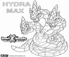Hydra Max. Invizimals Le creature ombra. Strana creatura e pericoloso con tre teste che trasformerà in pietra chi guarda negli occhi
