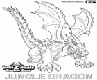 Jungle Dragon. Invizimals Le creature ombra. Draghi della giungla hanno una potente arma, un acido che sputare contro il nemico
