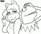 Miss Piggy e Kermit la Rana