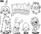 Tutti i mostri di Moshi Monsters: Furi, Katsuma, Poppet, Zommer, Luvli, Diavlo