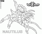 Nautilus. Invizimals Le creature ombra. Vive nel mare profondo e usare i suoi tentacoli come armi elettrizzante