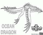 Ocean Dragon. Invizimals Le creature ombra. Drago dell'oceano che vive in acqua salata 