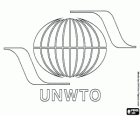 Logo OMT, Organizzazione Mondiale del Turismo. UNWTO, United Nations World Tourism Organization, in inglese